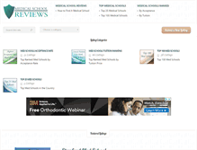 Tablet Screenshot of medschoolreview.com